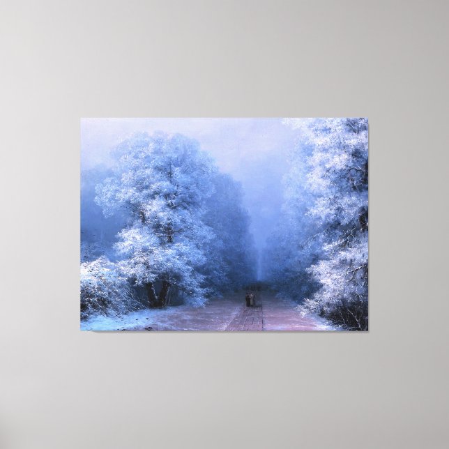 Toile IVAN AIVAZOVSKY - Paysage d'hiver II - 1881 - (Recto)