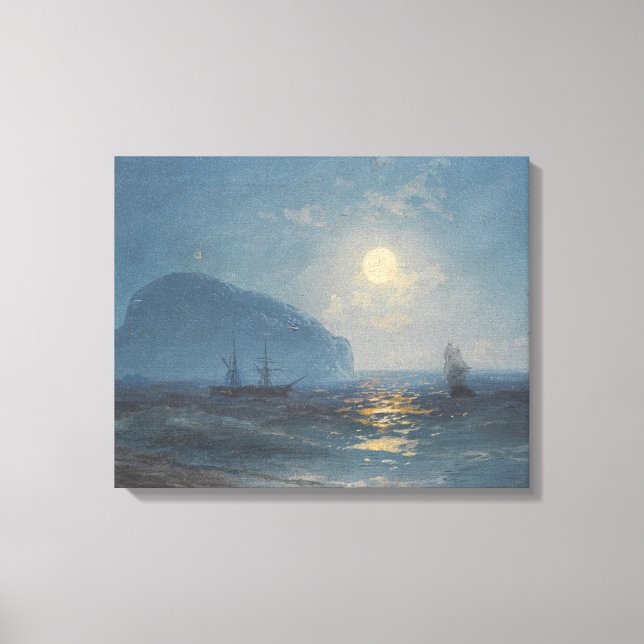 Toile Ivan Konstantinovich Aïvazovski - Clair de lune (Recto)