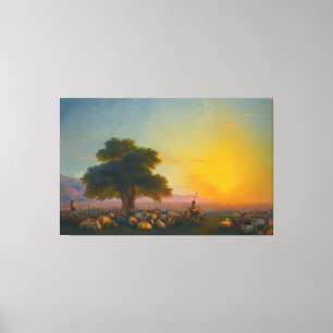 Toile Ivan Konstantinovich Aivazovsky - Bergers avec