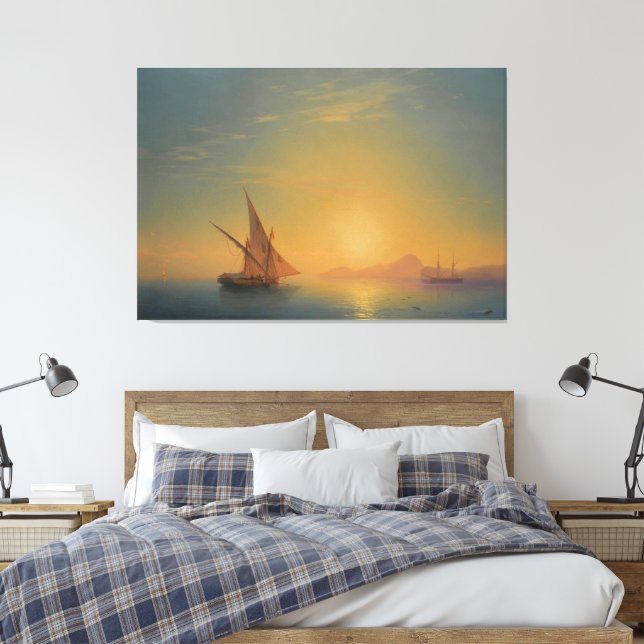 Toile Ivan Konstantinovich Aivazovsky - Coucher de solei (Insitu(Chambre))