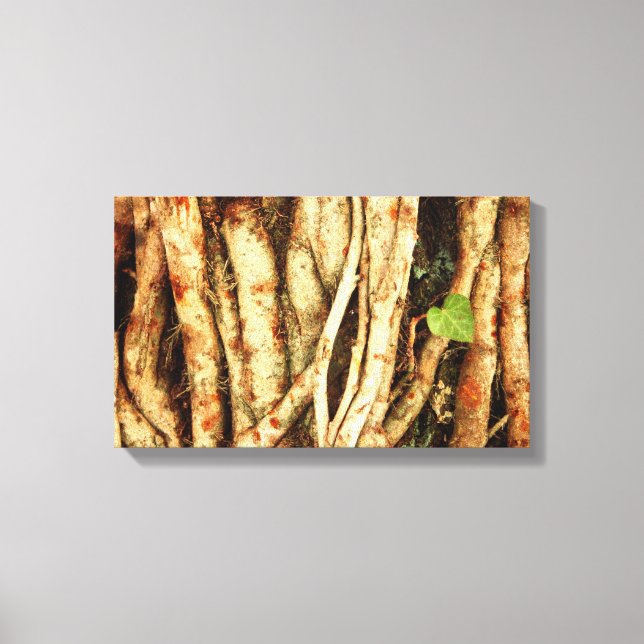 Toile Ivy Sur Chêne (Recto)