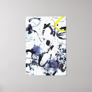 Toile J. P. - ARGENT ET NOIR I - 1950 - Abstrait -