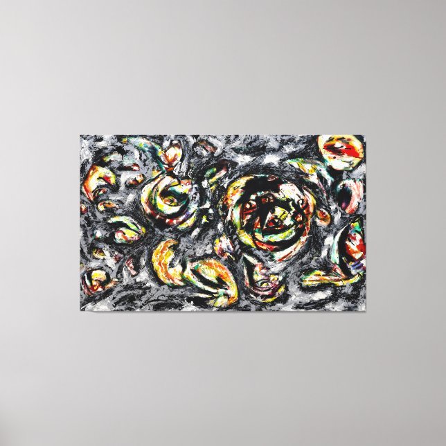 Toile J. P. - CÉRÉALES - 1953 - Abstrait - (Recto)