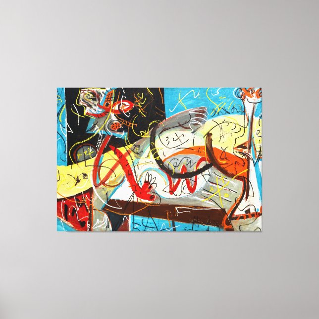 Toile J. P. - CHIFFRE STÉNOGRAPHIQUE - c. 1942 - Abstrai (Recto)