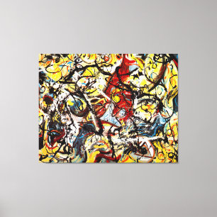 Toile J. P. - Composition avec pouring I - 1943 -