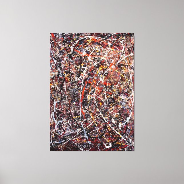 Toile J. P. - INTITULÉ - 1948 - Expressionnisme Abstrait (Recto)