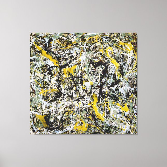 Toile J. P. - Numéro 11 - 1949 - Peinture d'action - (Recto)