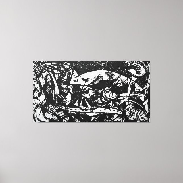 Toile J. P. - NUMÉRO 14 - 1951 - Black Pourings - (Recto)