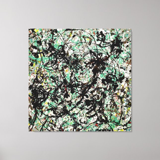 Toile J. P. - Numéro 15 - 1950 - Peinture d'action - (Recto)