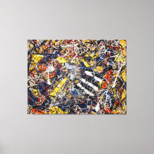 Toile J. P. - Numéro 17A - 1948 - Peinture à action -