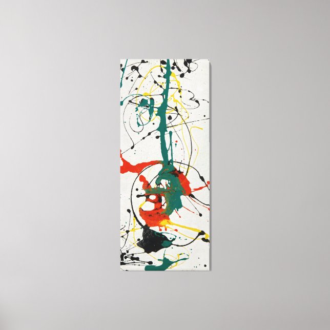 Toile J. P. - Numéro 23 - 1949 - Peinture d'action - (Recto)