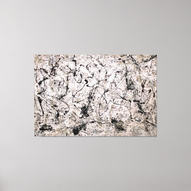 Toile J. P. - Numéro 28 - 1950 - Peinture action - (Recto)