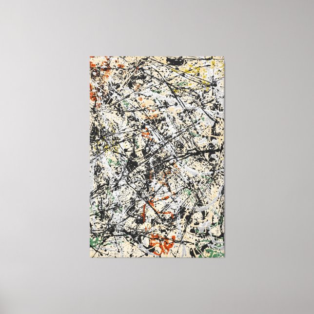 Toile J. P. - Numéro 32 - 1949 - Peinture action - (Recto)