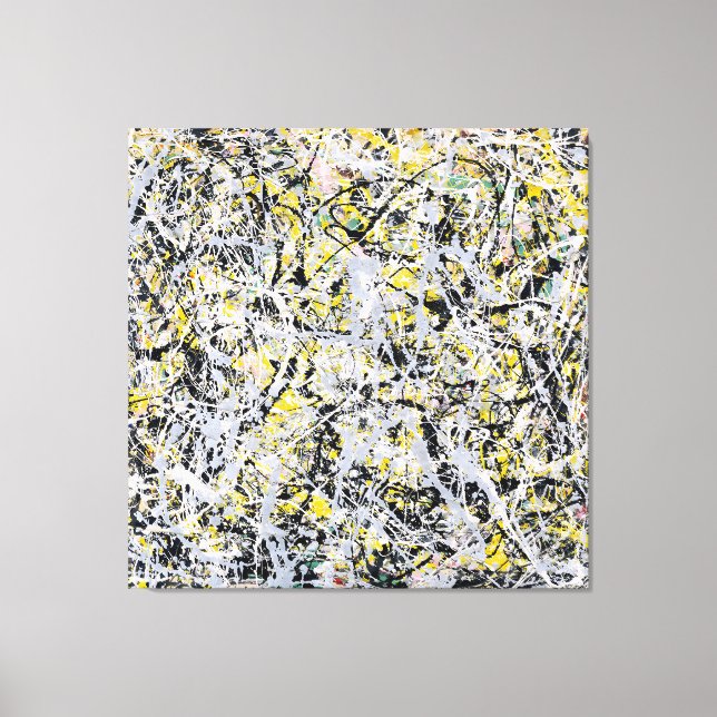 Toile J. P. - NUMÉRO 4 - 1949 - Peinture d'action - (Recto)