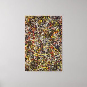 Toile J. P. - Numéro 5 - 1948 - Peinture gestuelle -