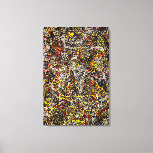Toile J. P. - Numéro 5 - 1948 - Peinture gestuelle -