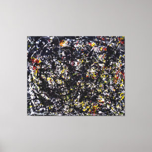 Toile J. P. - Numéro 6 - 1949 - Peinture d'action -