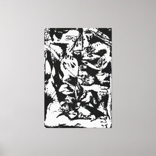 Toile J. P. - NUMÉRO 9 - 1951 - Black Pourings -