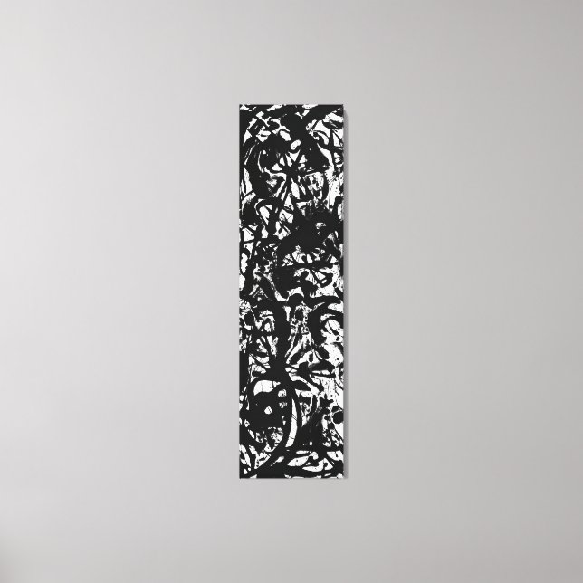 Toile J. P. - PEINTURE NOIRE ET BLANCHE - c. 1952- (Recto)