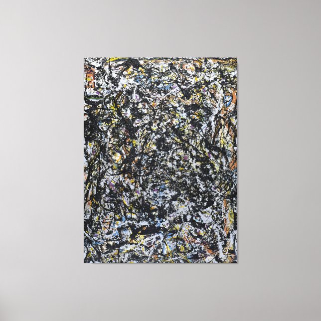 Toile J. P. - SEA CHANGE - 1947 - Peinture à action - (Recto)