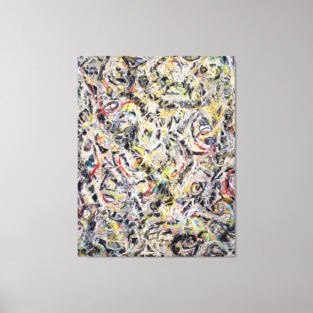 Toile J. P. - YEUX DANS LA CHALEUR - 1946 - Peinture d'a (Recto)