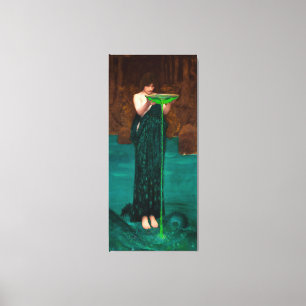 TOILE J. W. WATERHOUSE - CIRCE INVIDIOSA - 1892 -