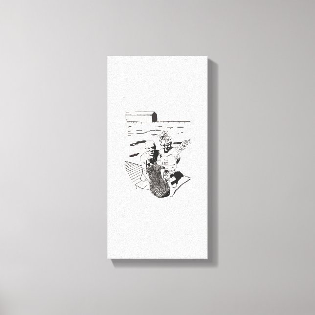 Toile Jack et Mark Premier Poisson (Recto)