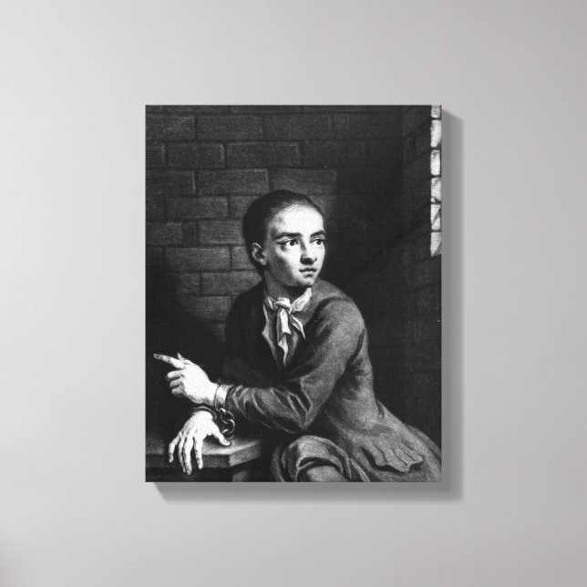 Toile Jack Sheppard, gravé par George White, 1728 (Recto)