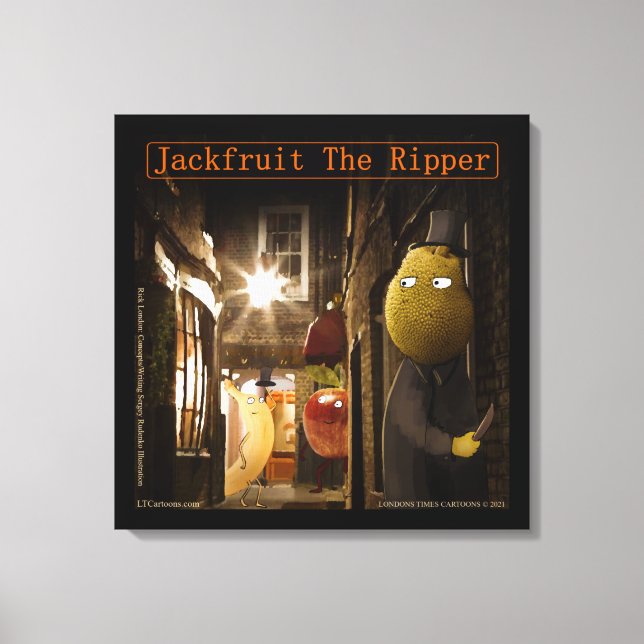 Toile Jackfruit le Ripper Drôle Rick London (Recto)