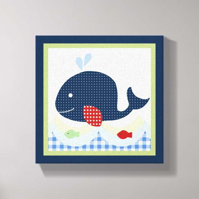 Toile Jackson//Baleine/toile de poisson Imprimer (Recto)