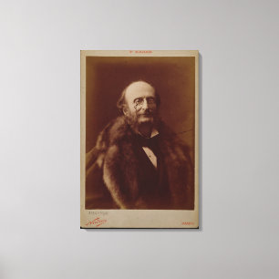 Toile Jacques Offenbach (1819-80), compositeur allemand,