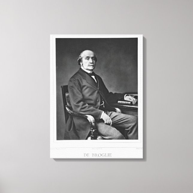 Toile Jacques Victor Albert de Broglie (1821-1901), (Recto)