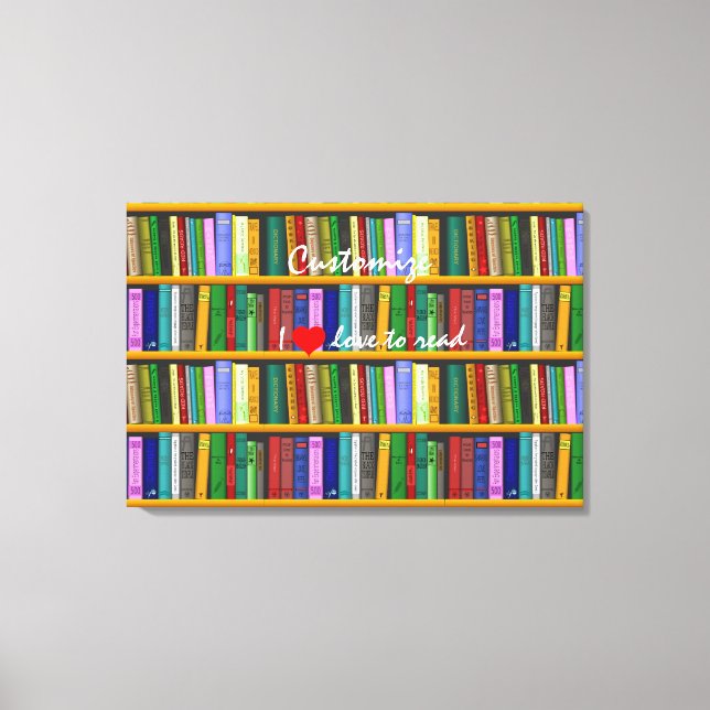 Toile J'adore lire Livres Thunder_Cove (Recto)
