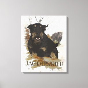 Toile Jagdterrier T-Shirt Coffee Mug Ornement en céramiq