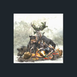 Toile Jagdterrier, Terrier de chasse allemand<br><div class="desc">Jagdterrier,  Terrier de chasse allemand</div>