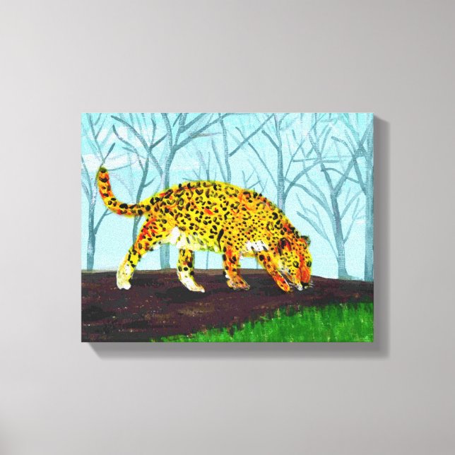 Toile Jaguar Big Cat Art (Recto)