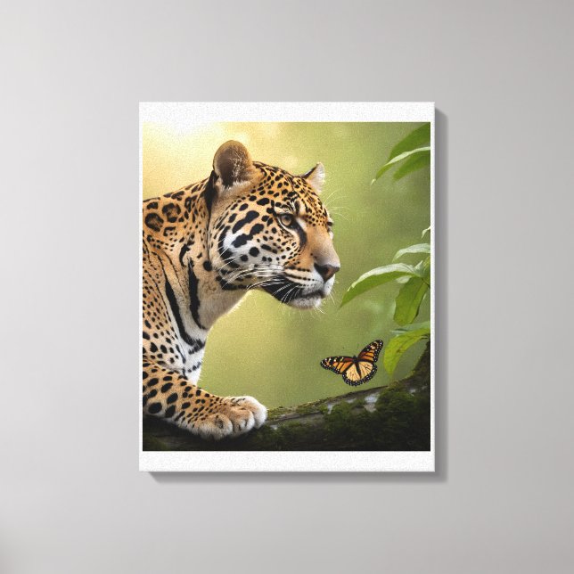 Toile Jaguar dans la fosse amazonienne (Recto)