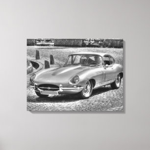 Toile Jaguar E-Type