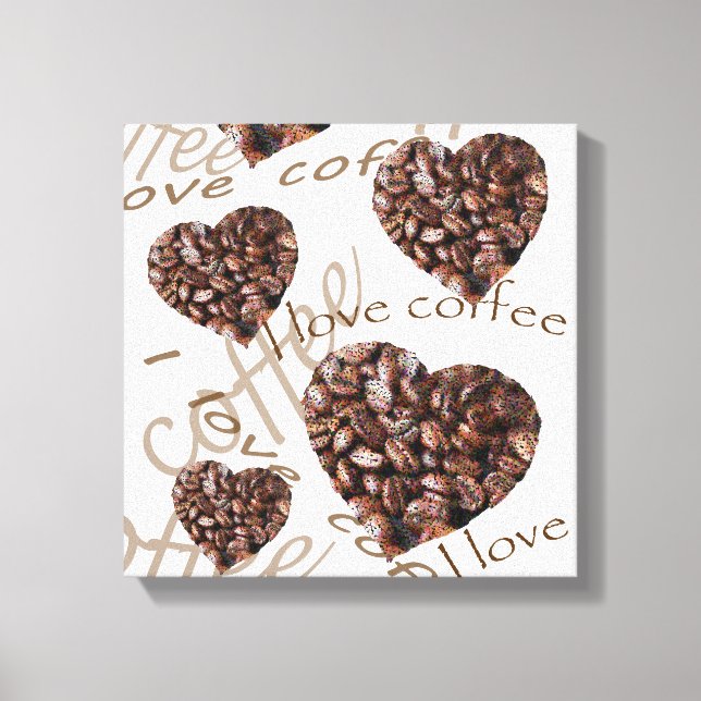 Toile "J'Aime Le Café !" (Recto)
