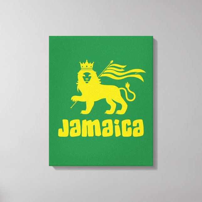 Toile Jamaica Rasta Lion   (Recto)