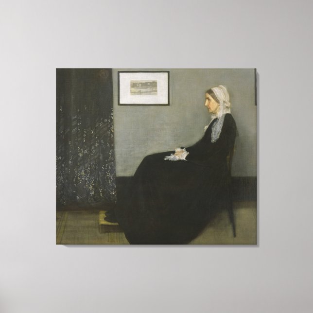 Toile James Abbott Whistler - La mère de Whistler (Recto)