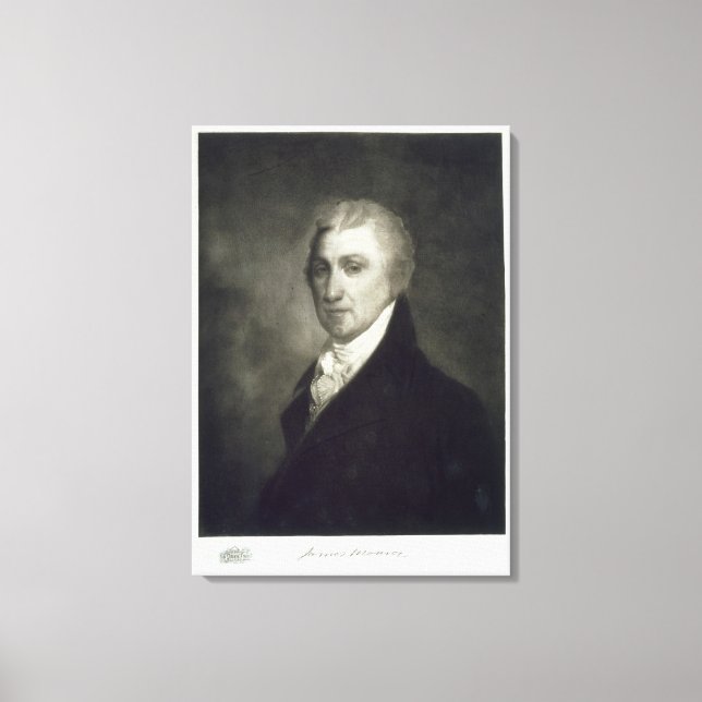 Toile James Monroe, 5e président des États-Unis (Recto)