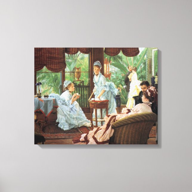 Toile James Tissot Victorian Tea Party (Recto)