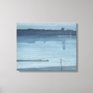 Toile James Whistler - Nocturne : Chelsea