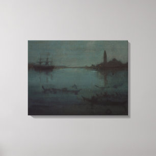 Toile James Whistler - Nocturne : La lagune, Venise