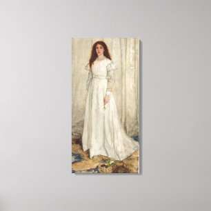 Toile James Whistler - Symphonie en blanc no 1