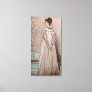 Toile James Whistler - Symphonie en couleur chair et ros
