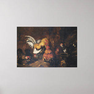 Toile Jan Fyt Cockfight