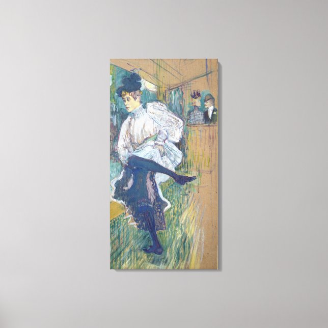 Toile Jane Avril Dancing, c.1892 (Recto)