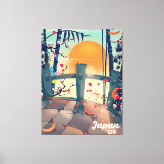 Toile Japan Blossom affiche de vacances Japan Blossom